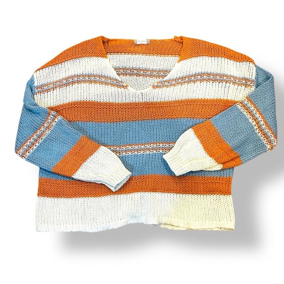 Altar'd State Sweaters - Altar'd State Womens Sweater Size L Free People Oversized Chunky Knit Stripes